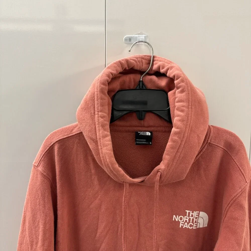 The‎ North Face Box NSE Men's Pink Long Sleeve Pullover Hoodie Medium